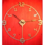 Metalen klok 100 CM industrieel